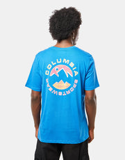 Columbia Rapid Ridge™ Back Graphic II T-Shirt - Bright Indigo/Circular Heritage Graphic