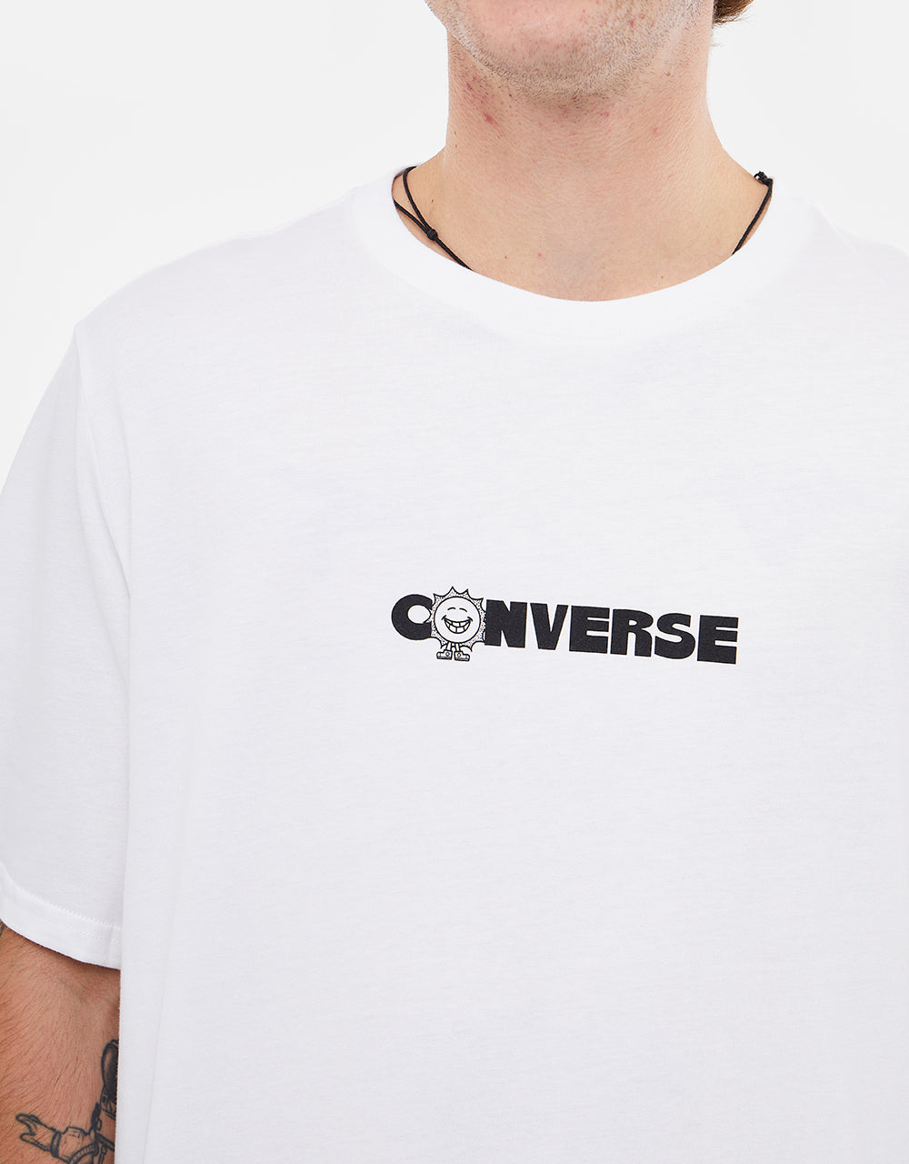 Converse Earth Moon Sun T-Shirt - White