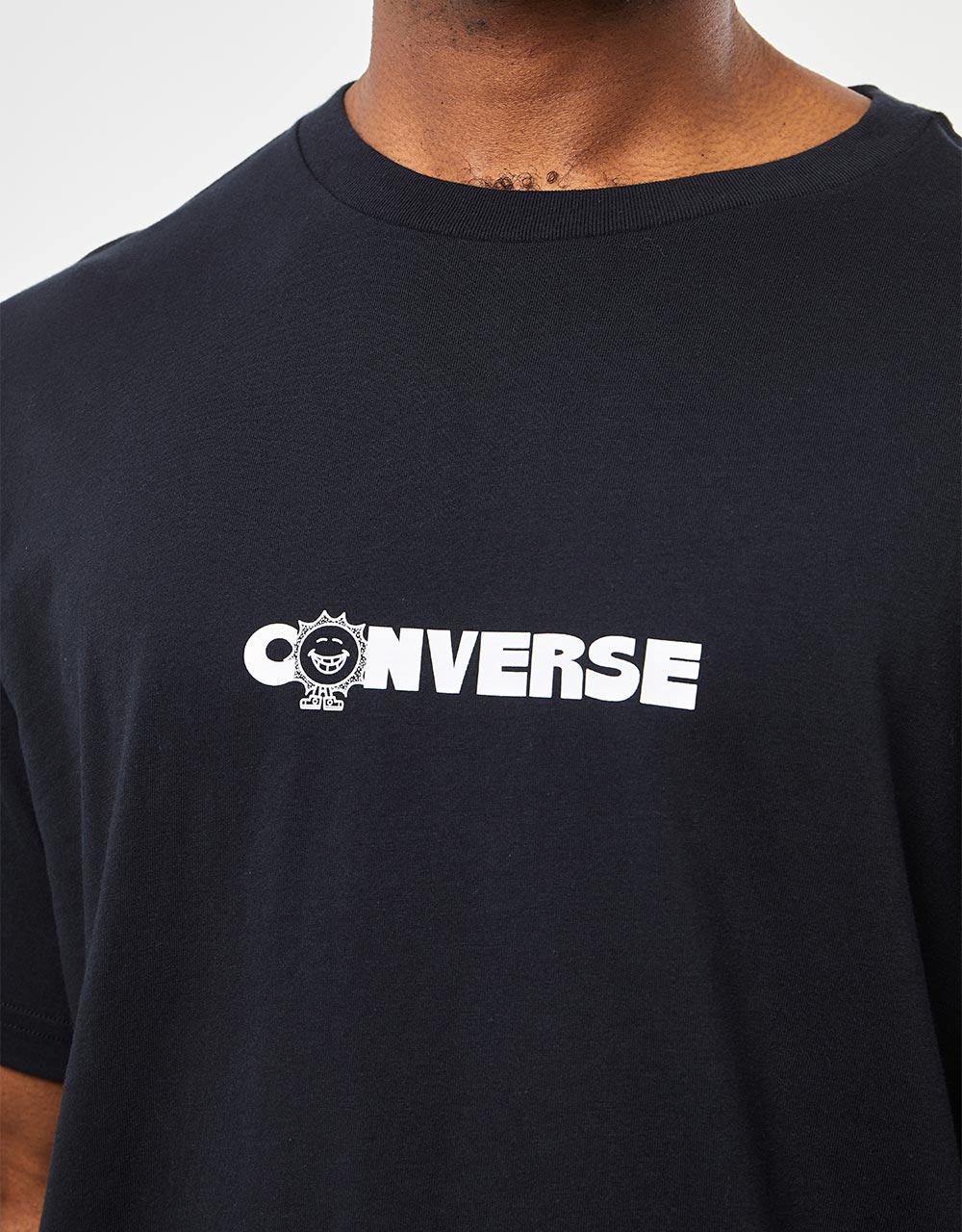 Converse Earth Moon Sun T-Shirt - Black
