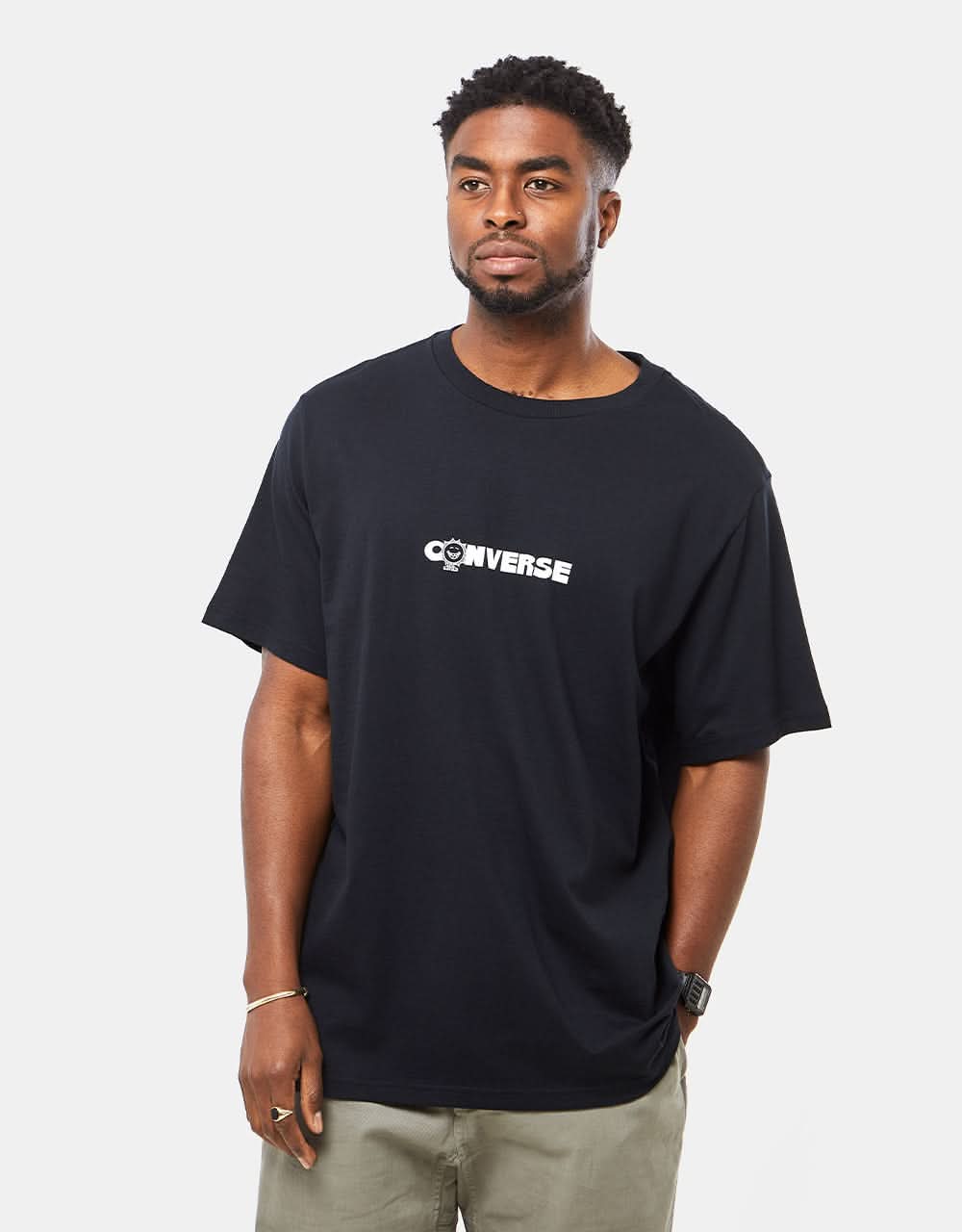 Converse Earth Moon Sun T-Shirt - Black