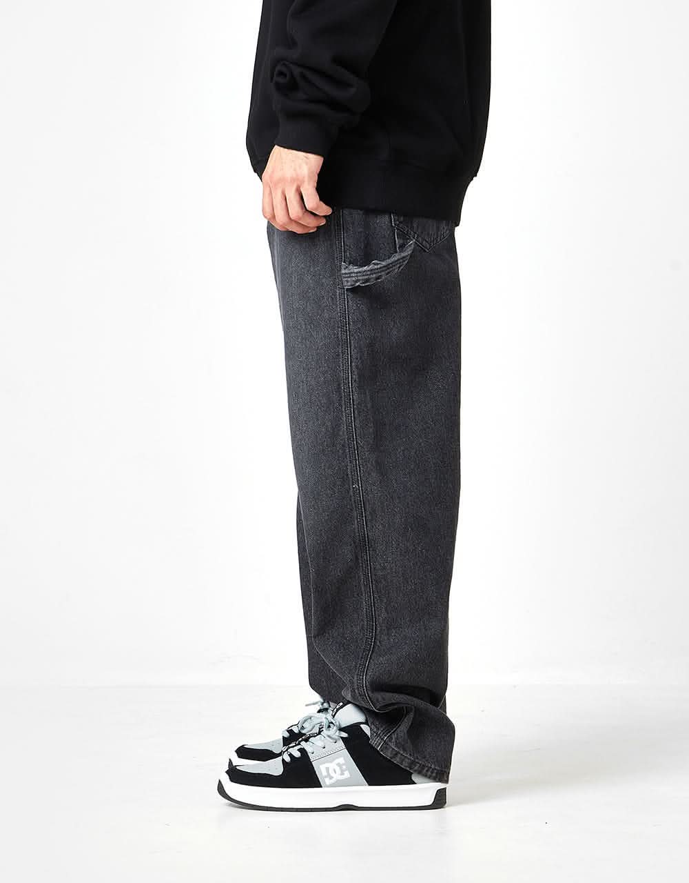 DC Worker Baggy Denim Carpenter Pant - Black Denim