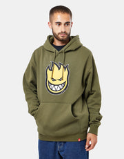 Spitfire Bighead Fill Pullover Hoodie - Army/Gold/Black