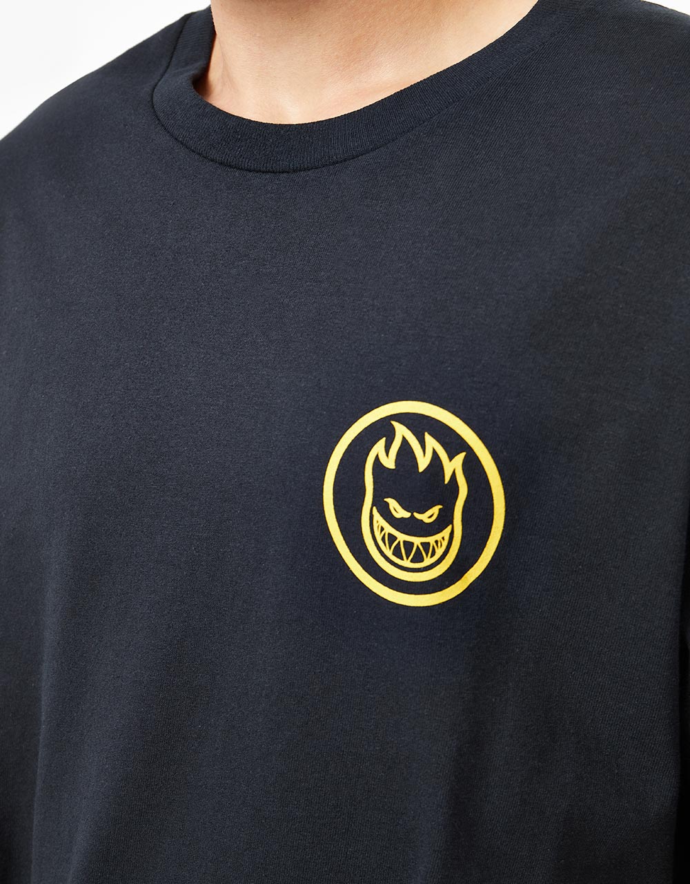 Spitfire Classic Swirl T-Shirt - Black/Gold