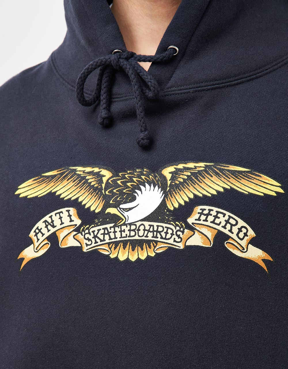 Anti Hero Eagle Pullover Hoodie - Navy/Black Multi