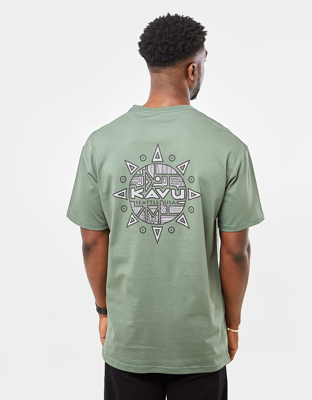 Kavu Compass T-Shirt - Dark Forest