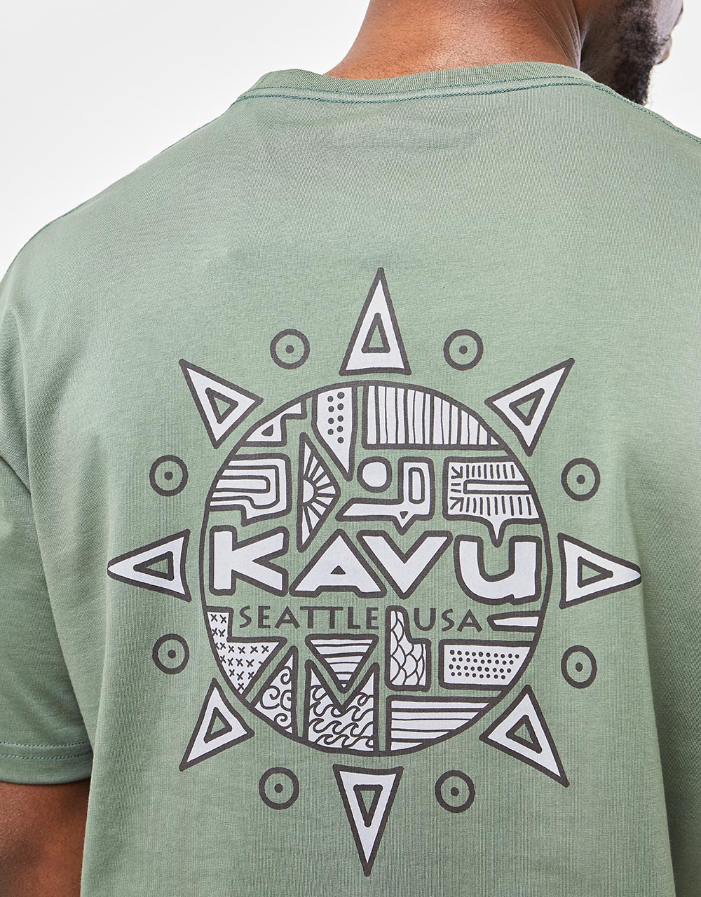 Kavu Compass T-Shirt - Dark Forest