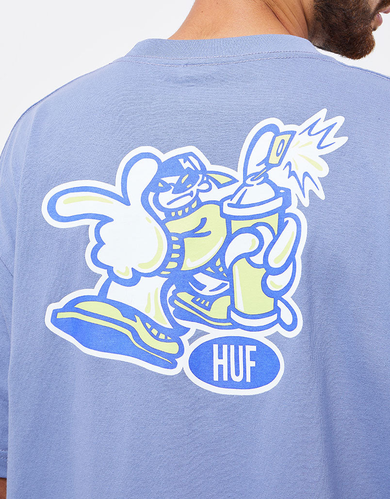 HUF Burner T-Shirt - Vintage Violet