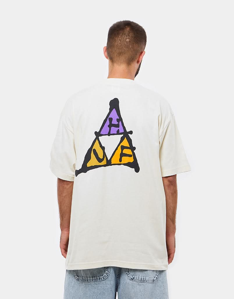 HUF No-Fi Triple Triangle T-Shirt - Bone