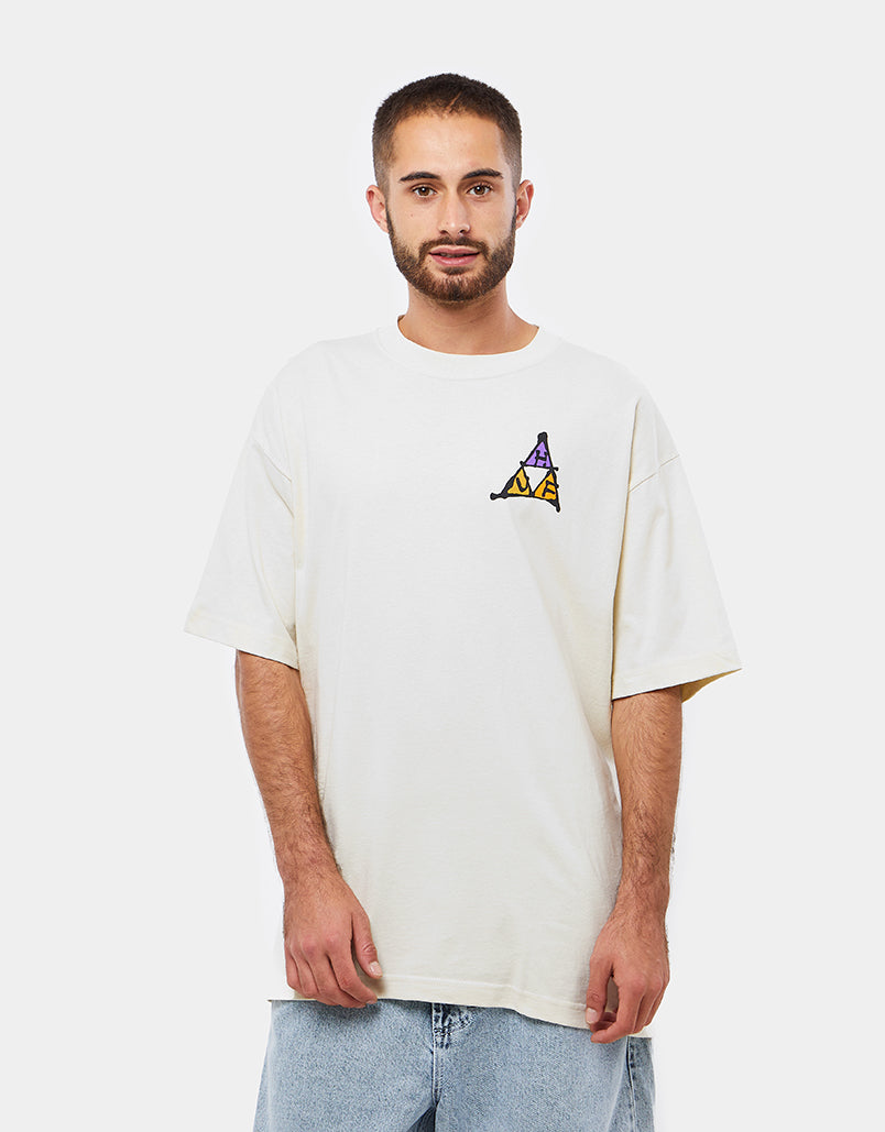 HUF No-Fi Triple Triangle T-Shirt - Bone