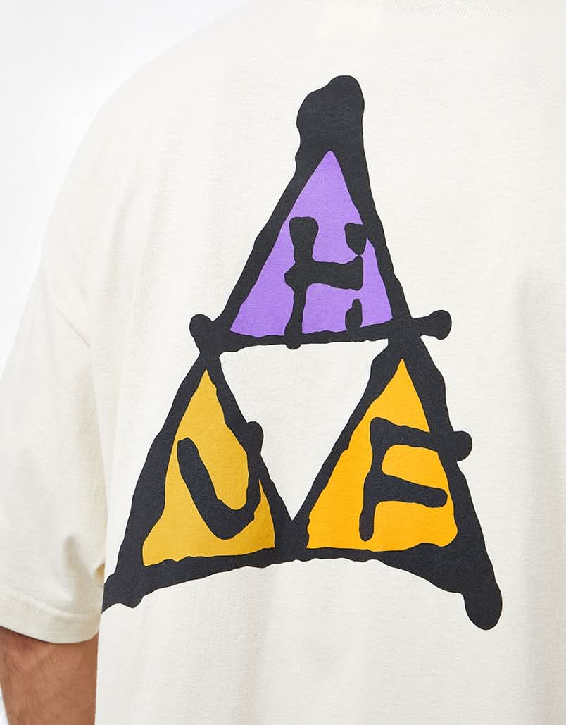 HUF No-Fi Triple Triangle T-Shirt - Bone