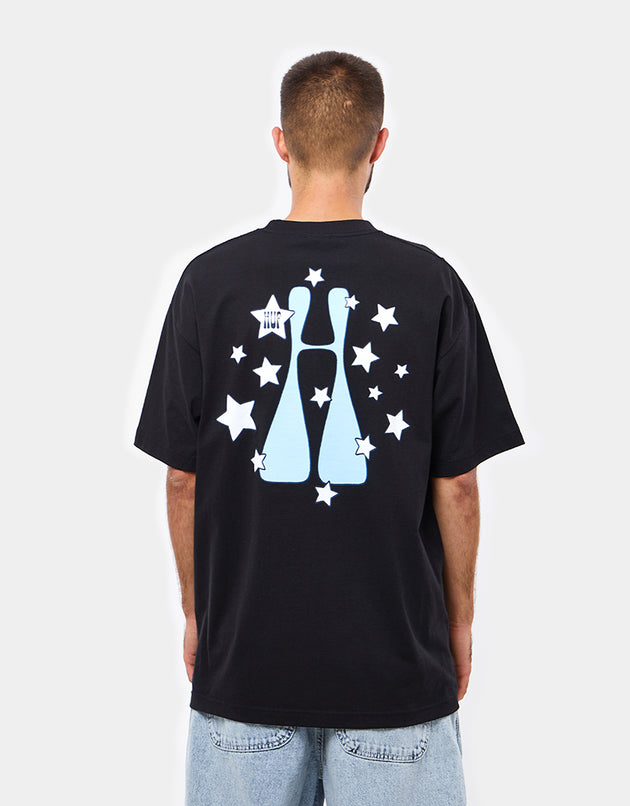 HUF H Stardust T-Shirt - Black