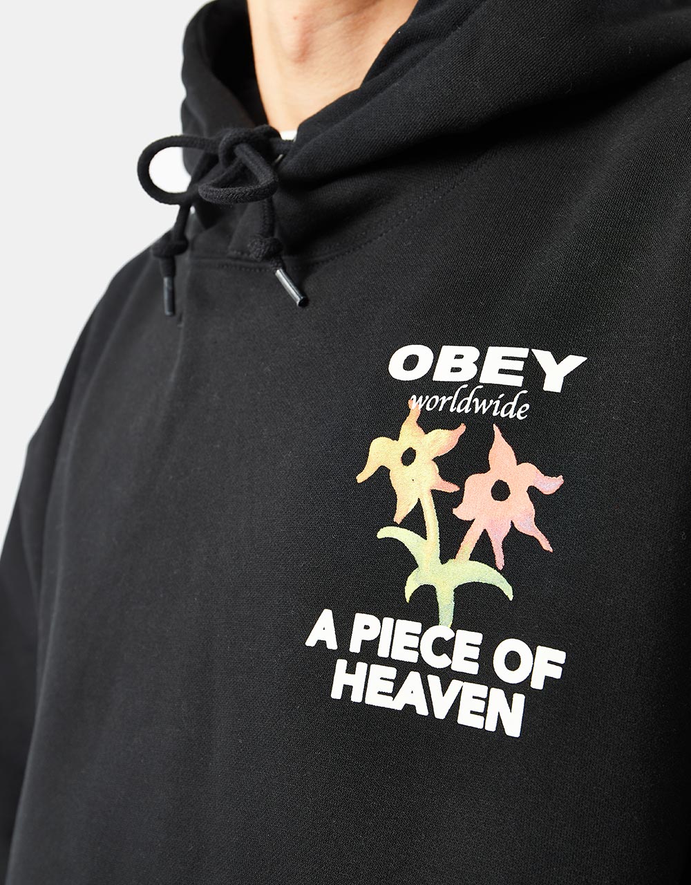 Obey A Piece Of Heaven Pullover Hoodie - Black