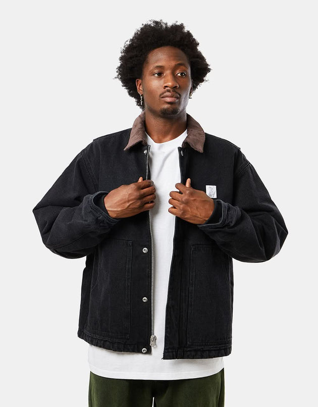 Obey Work Around Jacket Denim Jacket - Faded Black