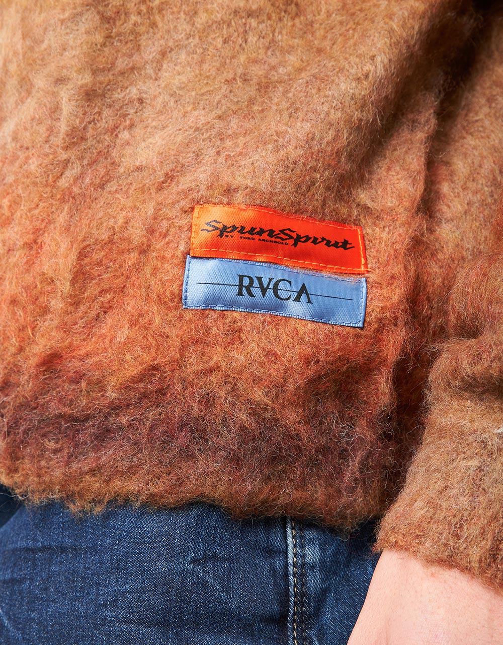 RVCA Spun Spirit Studio Sweater - Red Earth