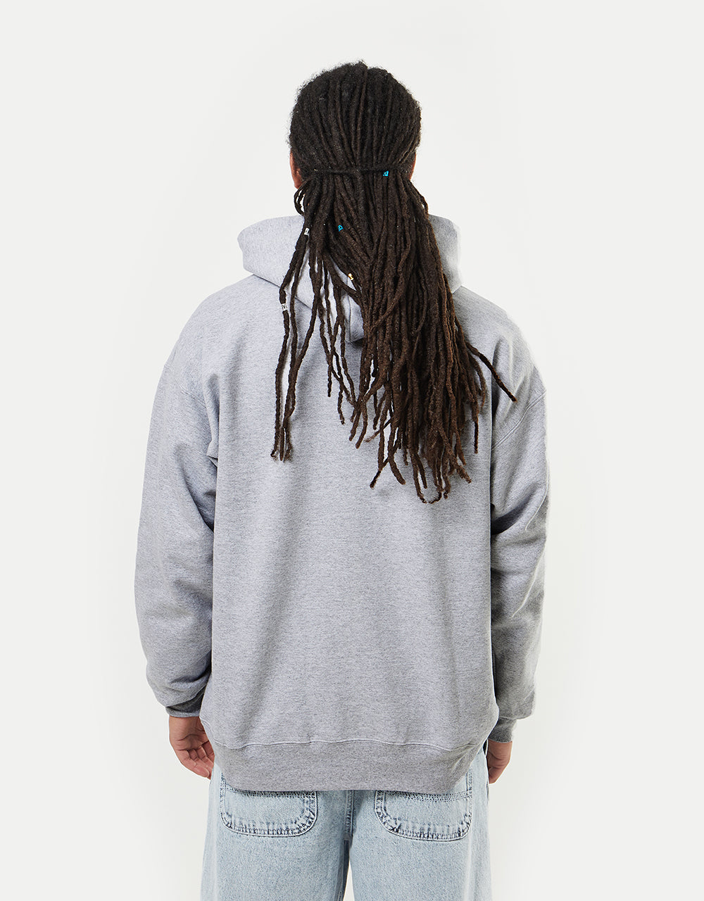 Thrasher Little Outline Pullover Hoodie - Grey