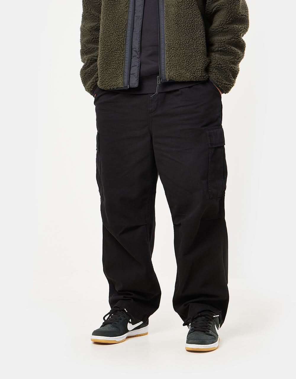 Carhartt WIP Cole Cargo Pant - Black (Garment Dyed)
