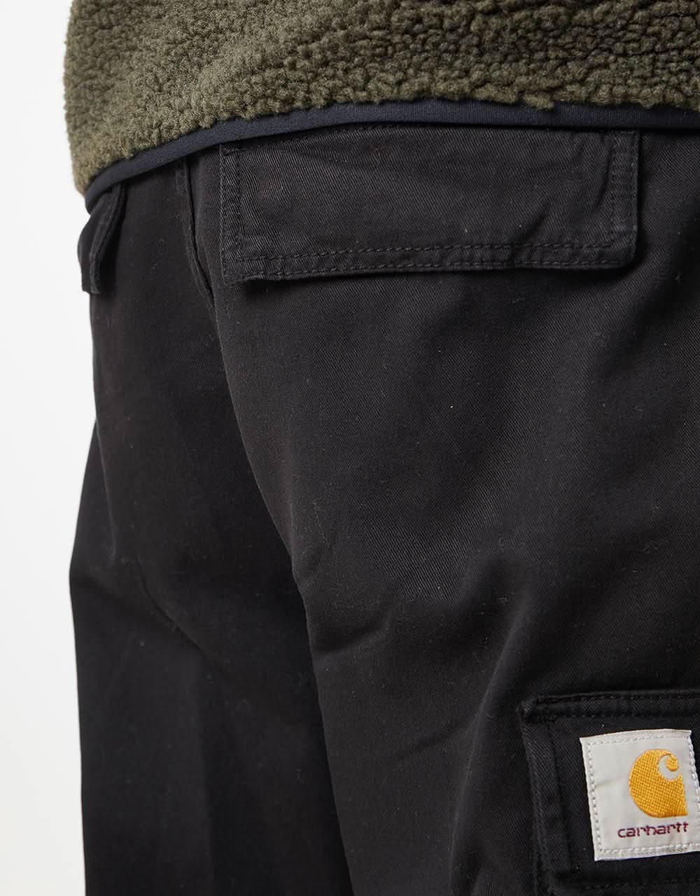 Carhartt WIP Cole Cargo Pant - Black (Garment Dyed)