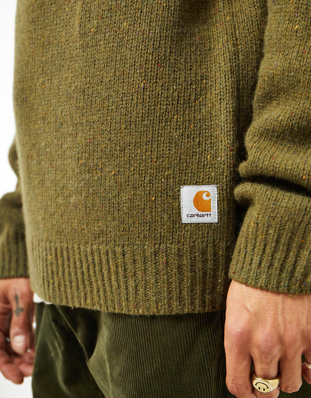 Carhartt WIP Anglistic Sweater - Speckled Highland