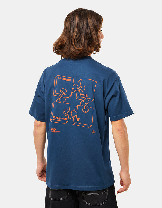 Carhartt WIP Assemble T-Shirt - Squid/Brick