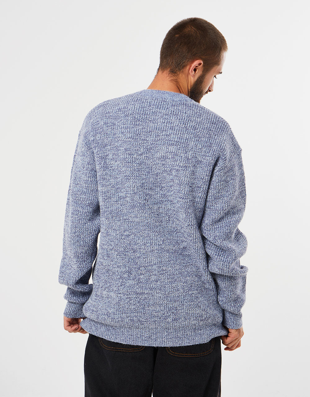 Butter Goods Marle Knitted Sweater - Iceberg