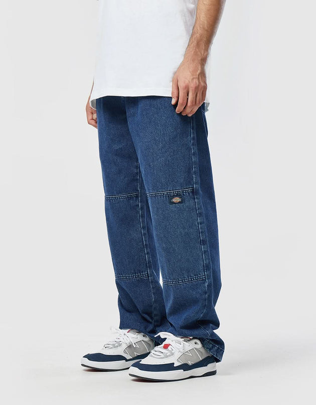 Dickies Double Knee Denim Pant - Classic Blue