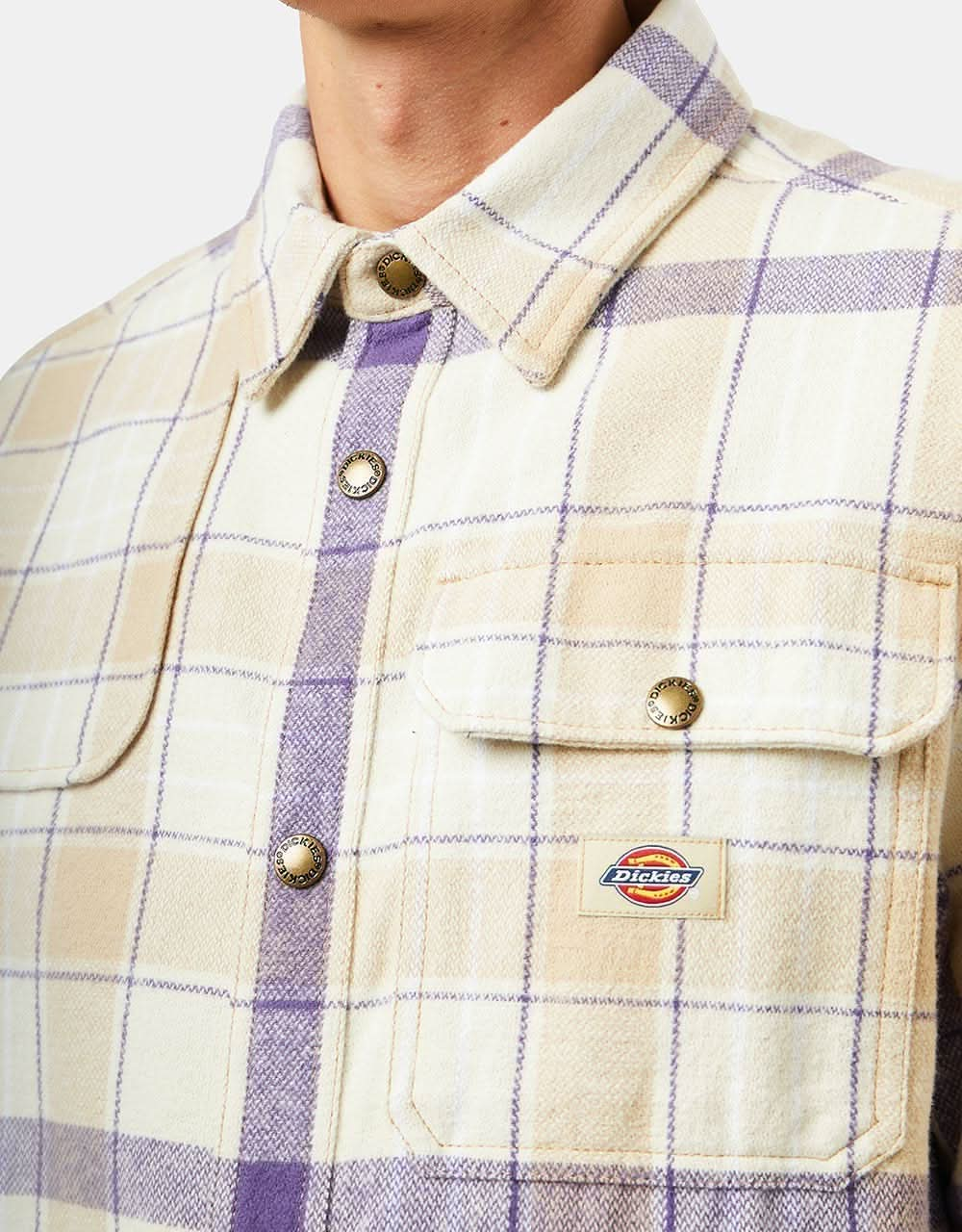 Dickies Nimmons L/S Shirt - Nimmons Check Light