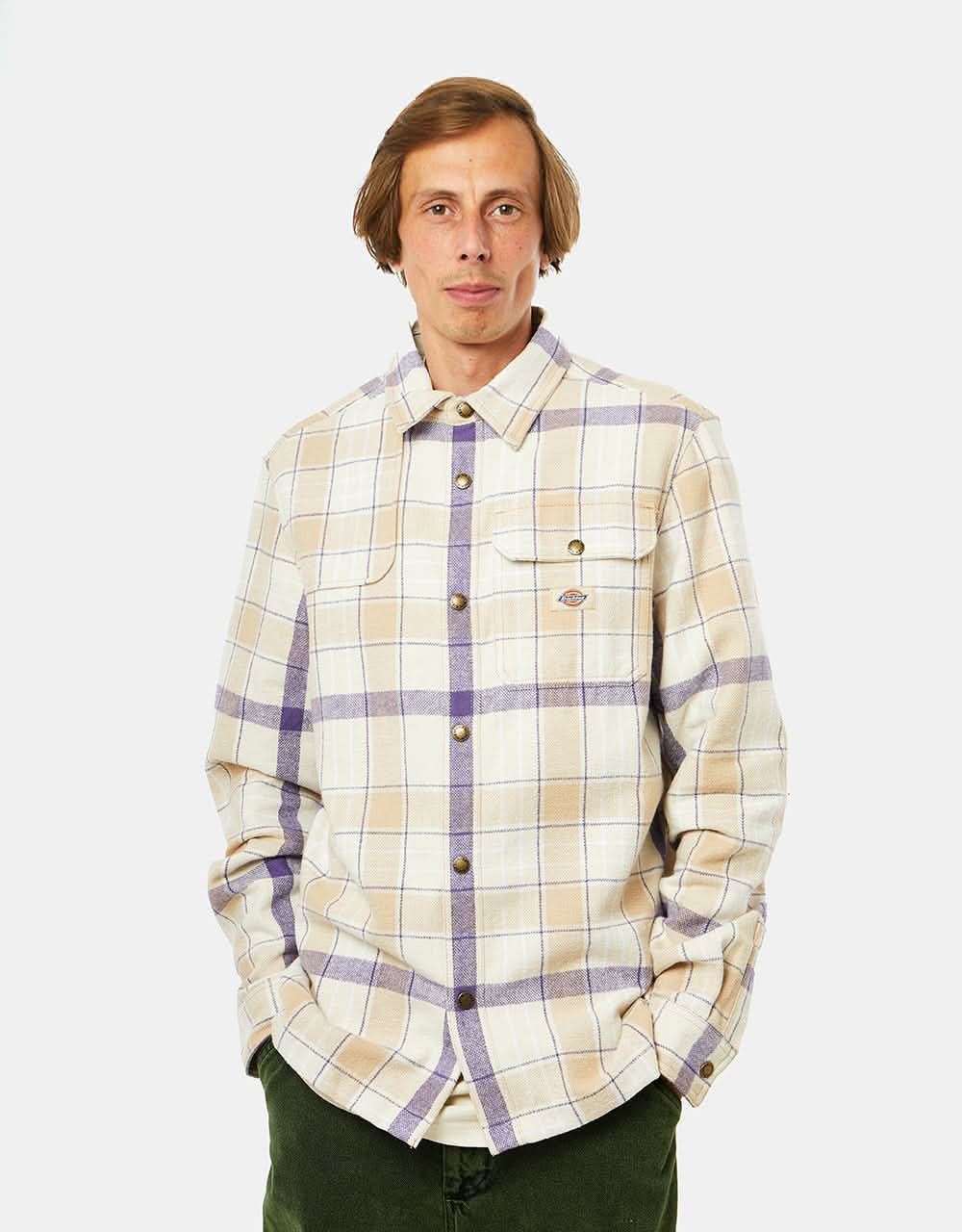 Dickies Nimmons L/S Shirt - Nimmons Check Light