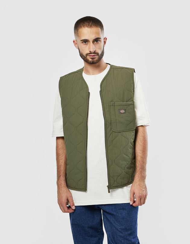 Dickies Thorsby Liner Vest - Miltary Green