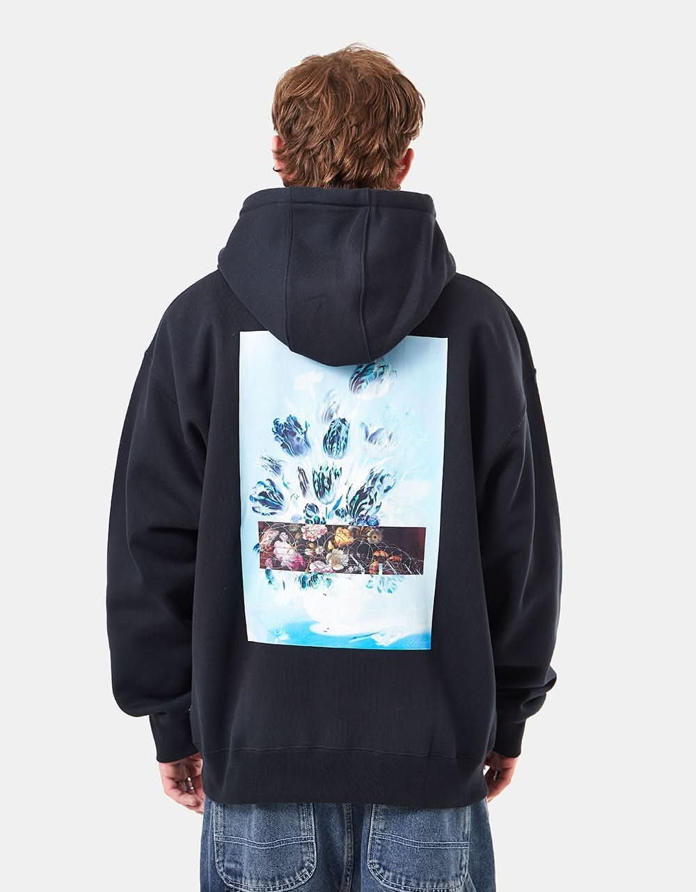 Nike SB Distorted Glimmer GFX Pullover Hoodie - Black