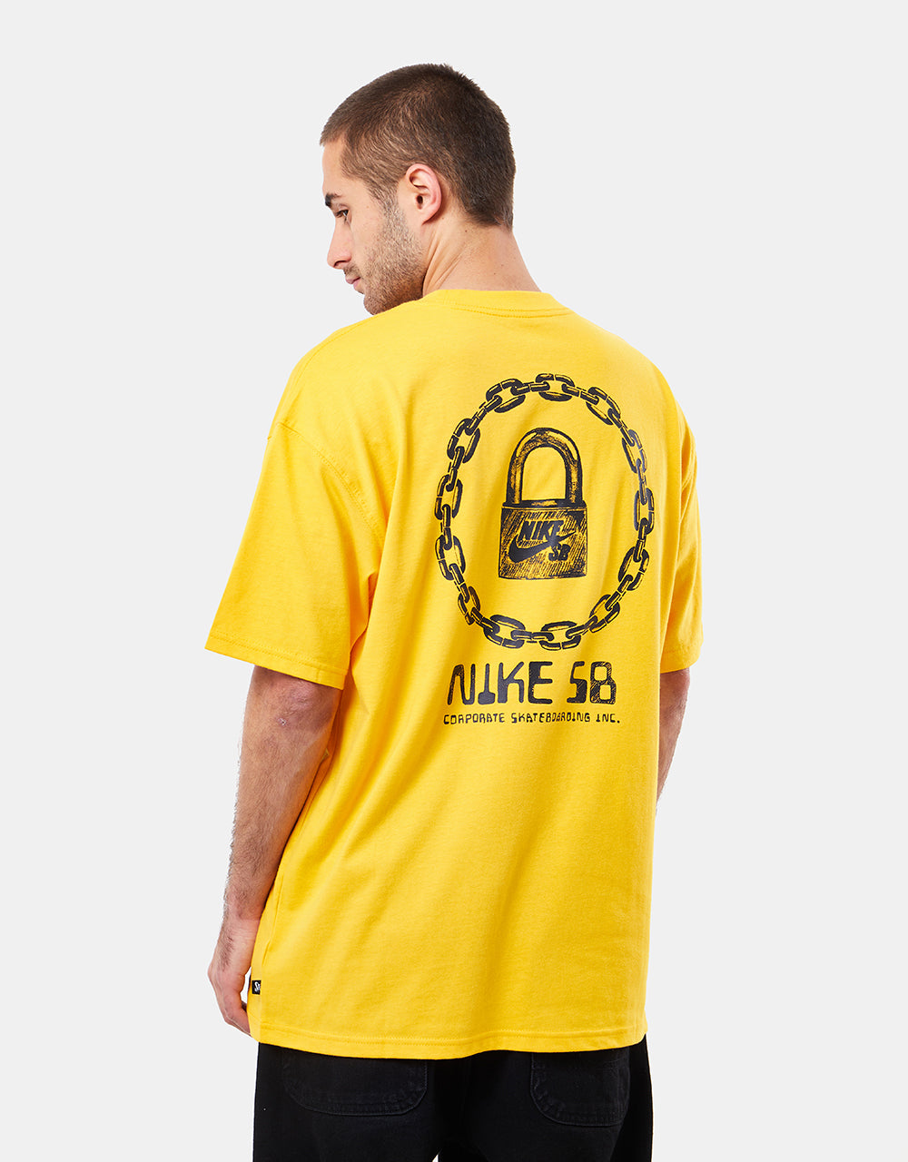 Nike SB On Lock T-Shirt - University Gold