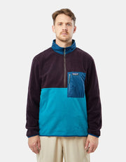 Patagonia Microdini 1/2 Zip Pullover Fleece - Belay Blue