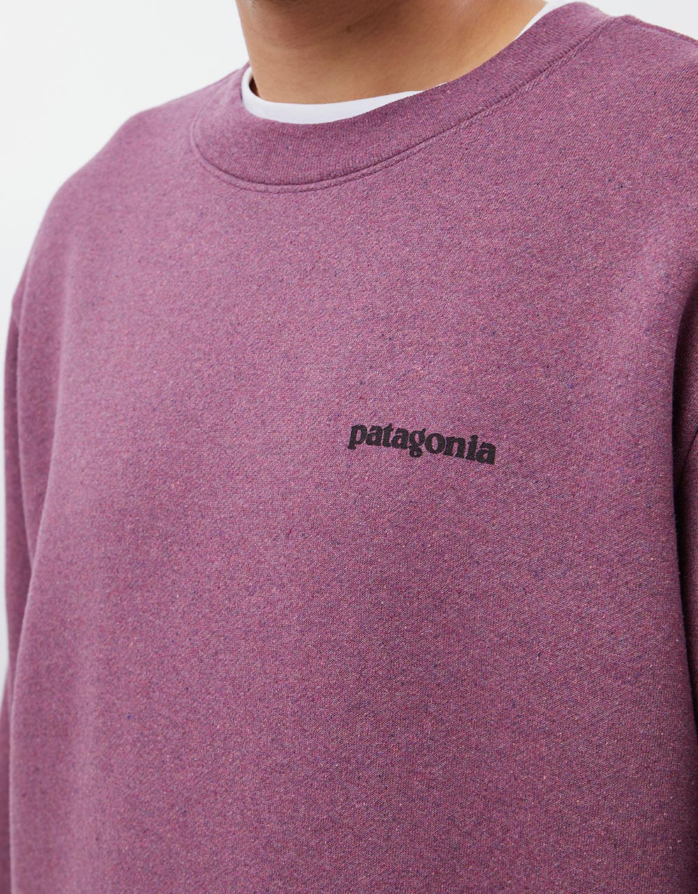 Patagonia Fitz Roy Icon Uprisal Crew Sweatshirt - Mystery Mauve