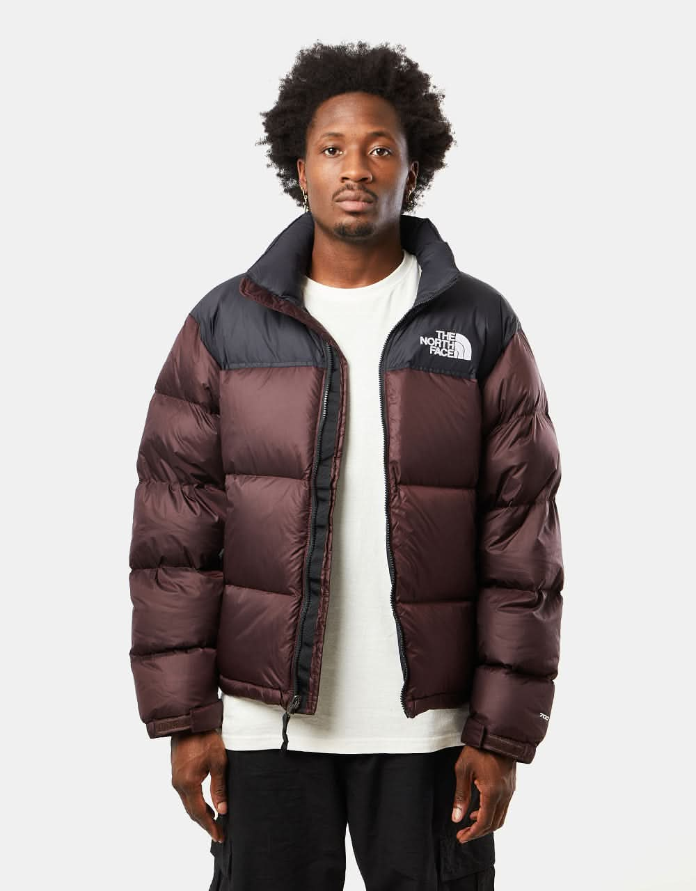 The North Face 1996 Retro Nuptse Jacket - Coal Brown/TNF Black