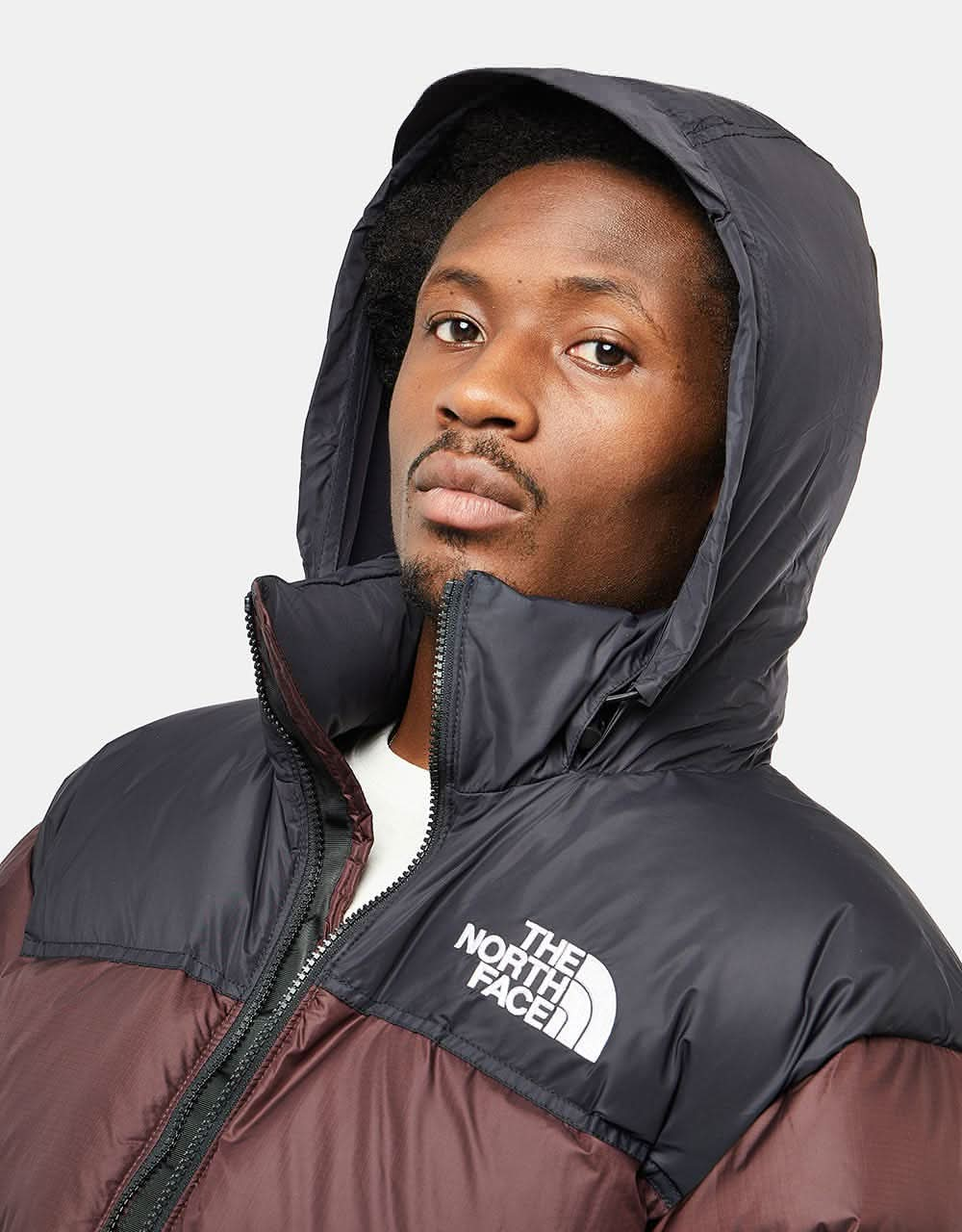 The North Face 1996 Retro Nuptse Jacket - Coal Brown/TNF Black