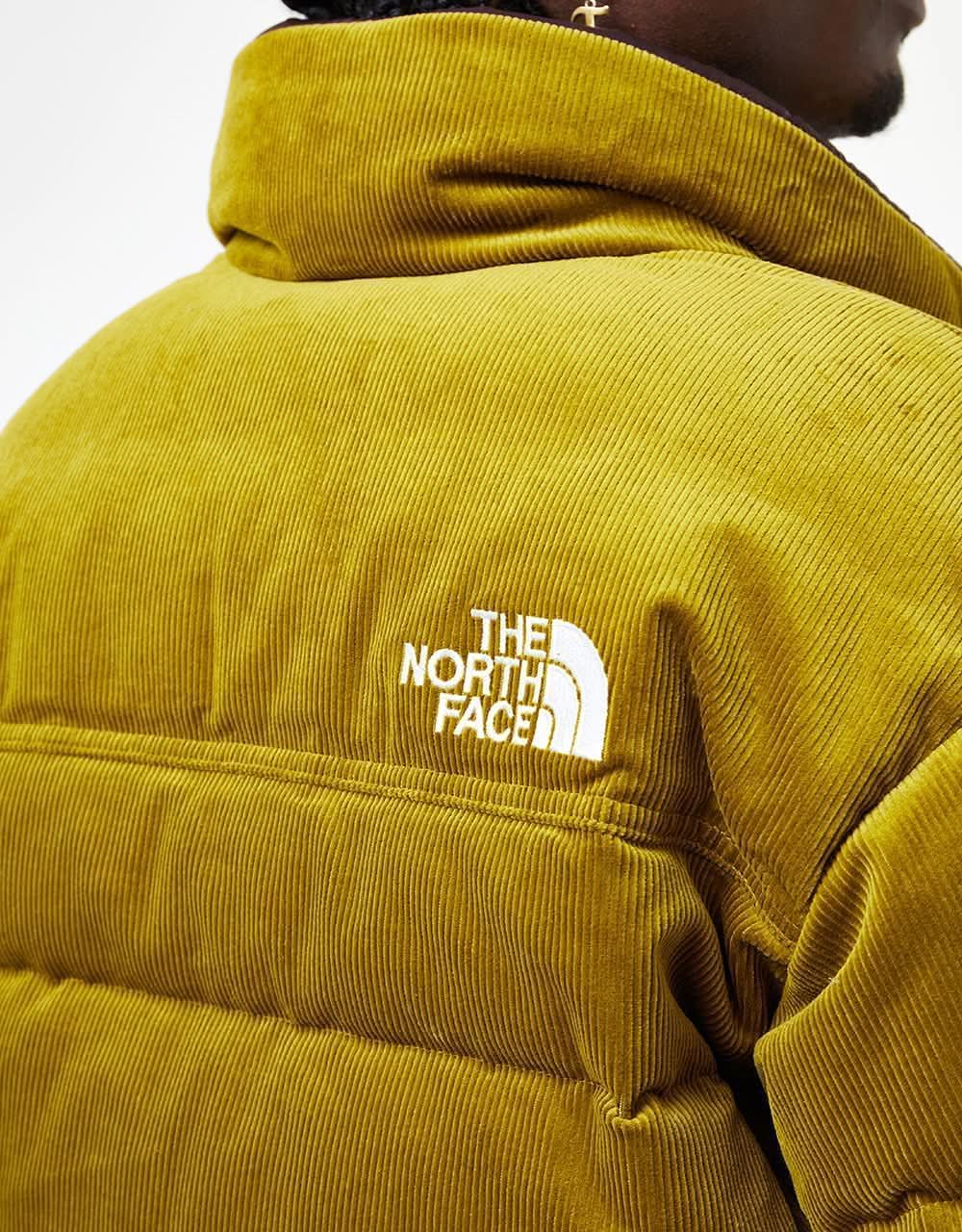 The North Face 92 Reversible Nuptse Jacket - Sulphur Moss/Coal 