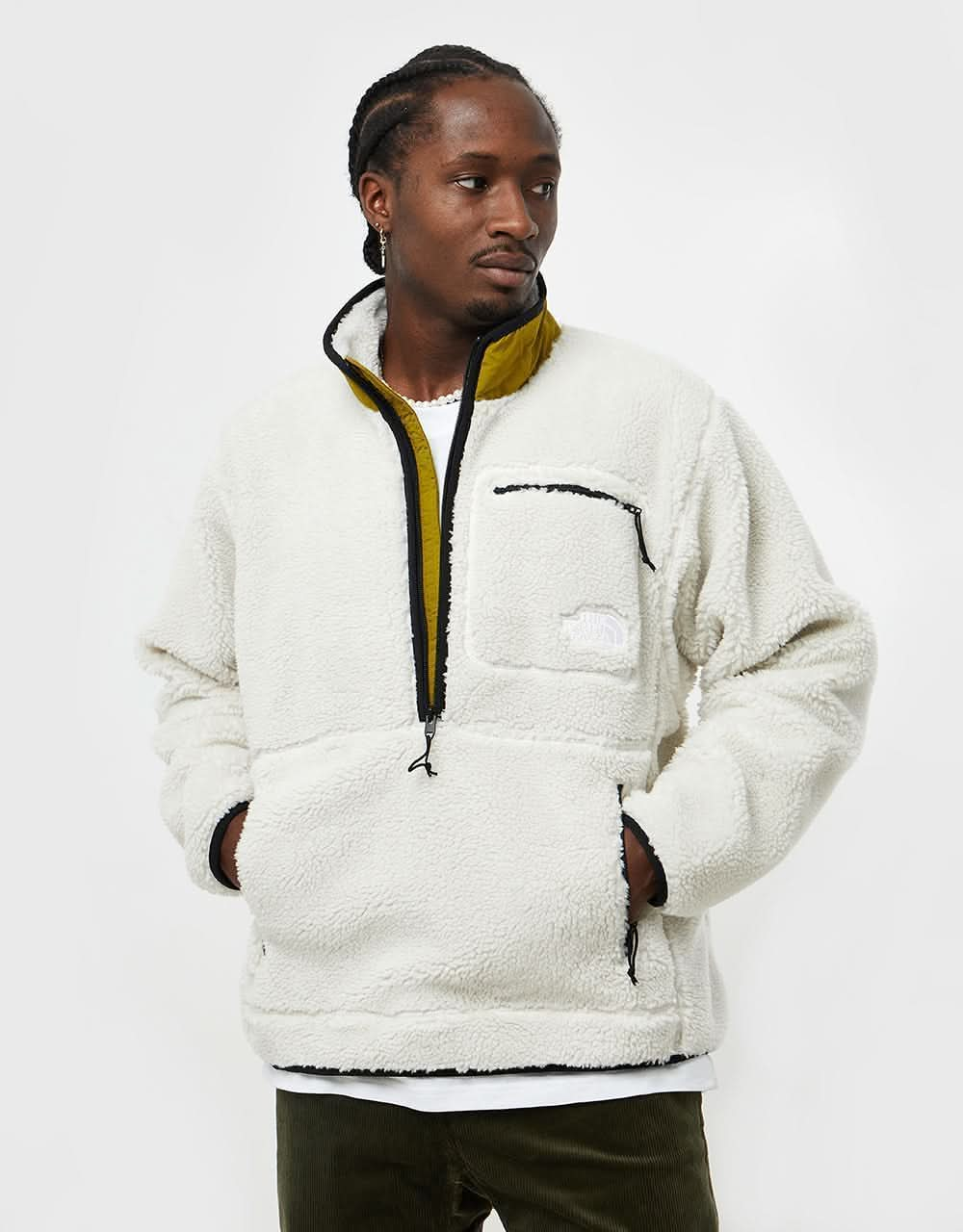 The North Face Extreme Pile Fleece Pullover Gardenia White