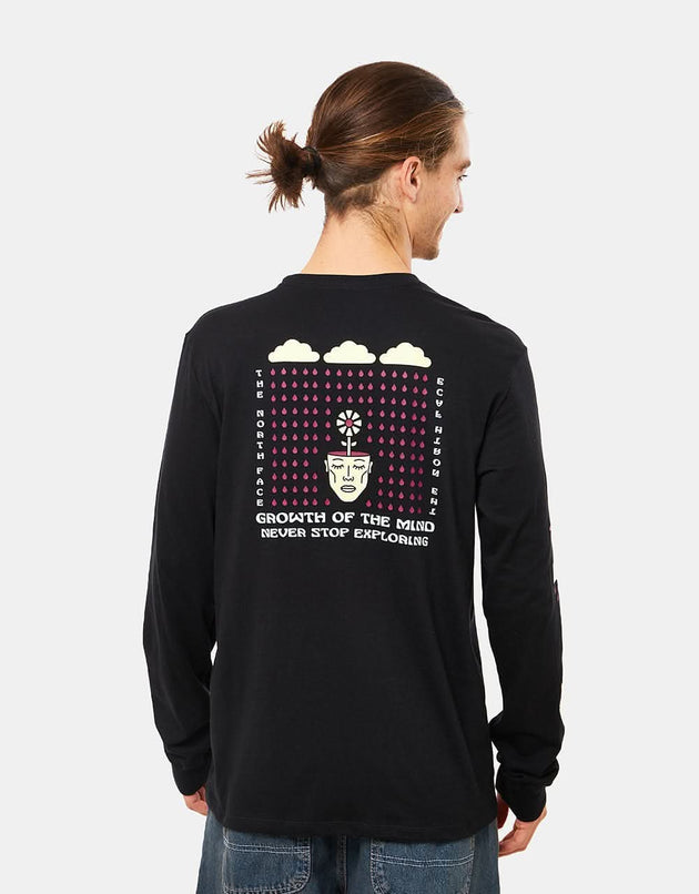The North Face Brand Proud L/S T-Shirt - TNF Black/Snow