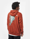 The North Face Outdoor Graphic Pullover Hoodie - Brandy Brown