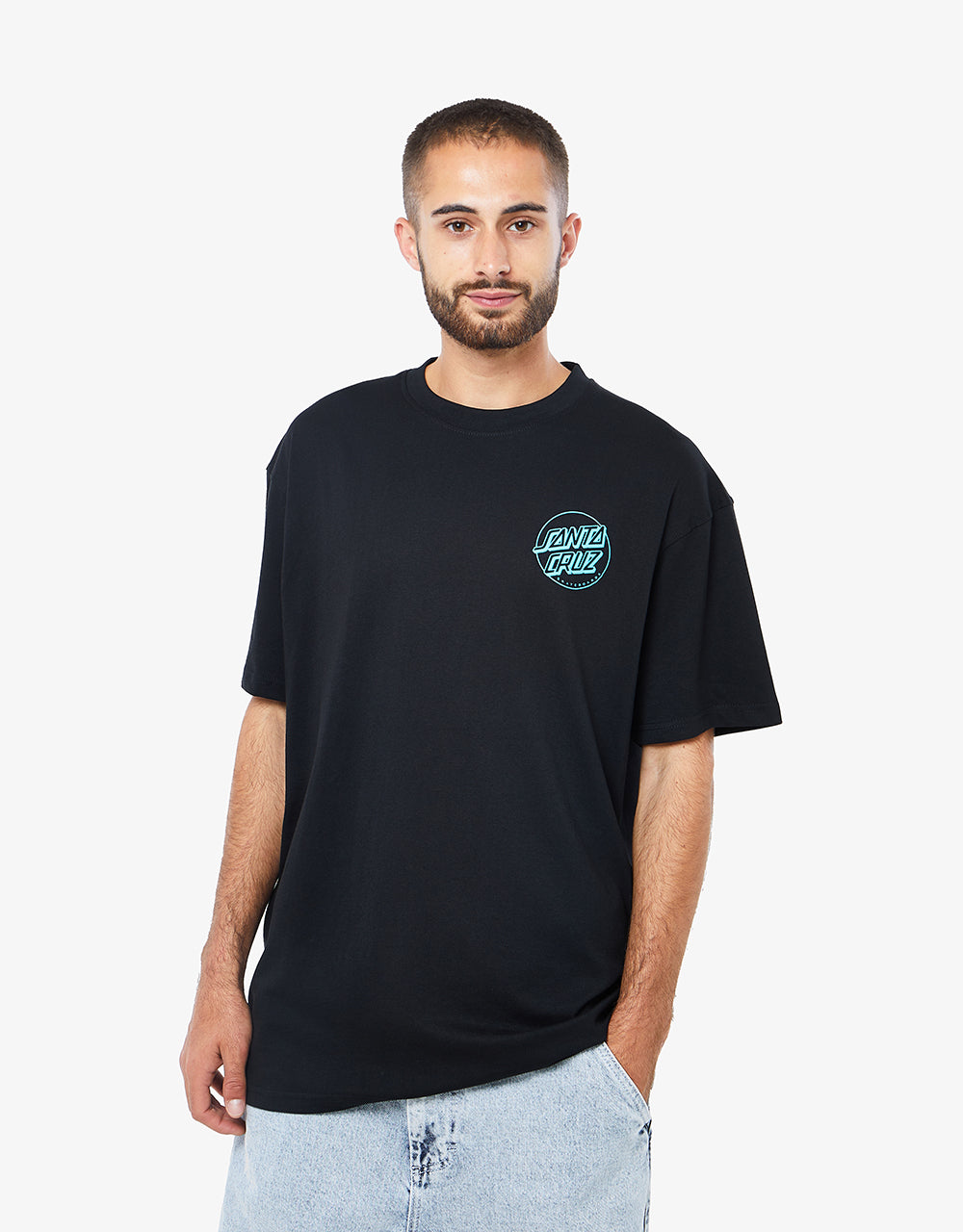 Santa Cruz Dressen Mash Up Opus T-Shirt - Black