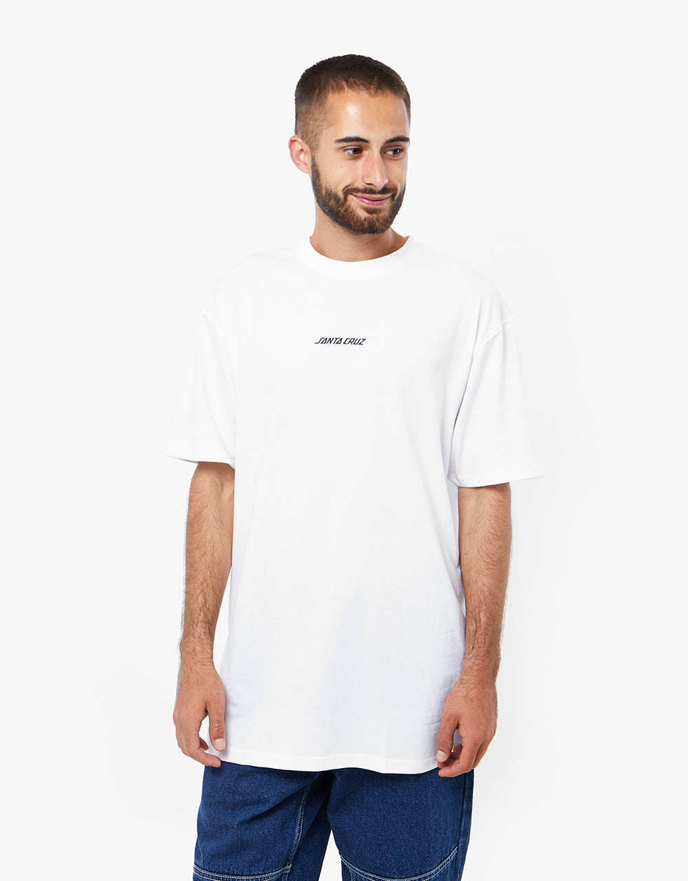 Santa Cruz Screaming Flash Centre T-Shirt - White
