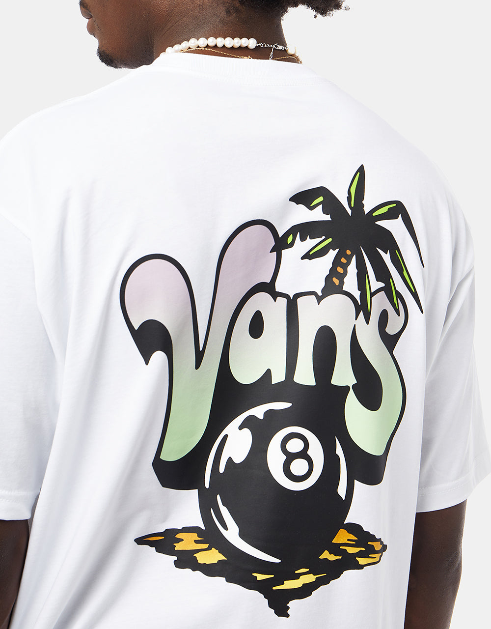 Vans Paradise Vans Palm T-Shirt - White