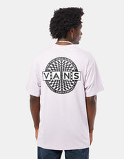 Vans Warped Checkerboard Logo T-Shirt - Lavender Frost