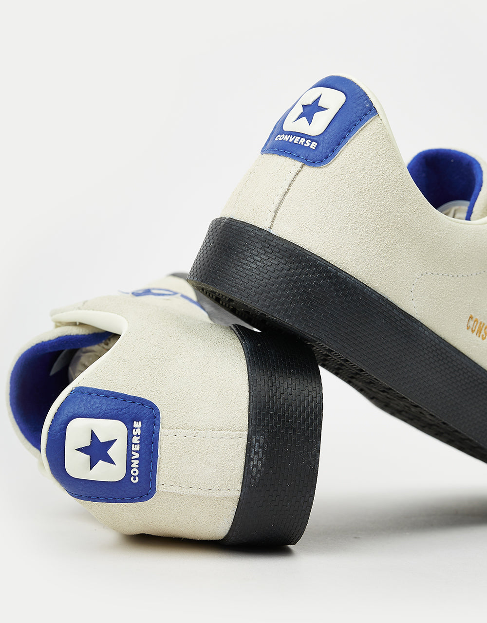 Converse PL Vulc Pro Skate Shoes - Egret/Blue/Black