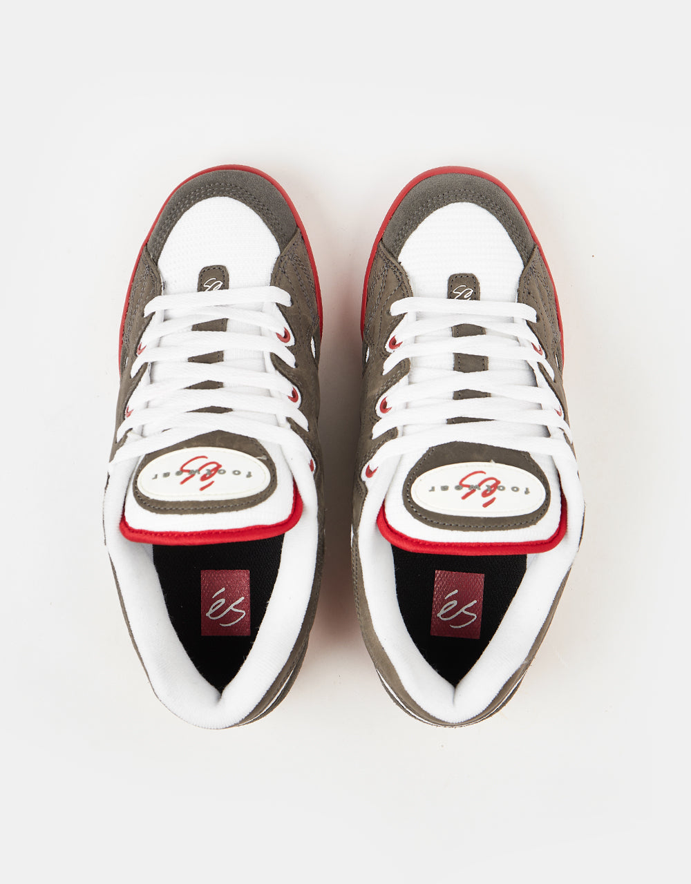 éS One Nine 7 Skate Shoes - Grey/White/Red