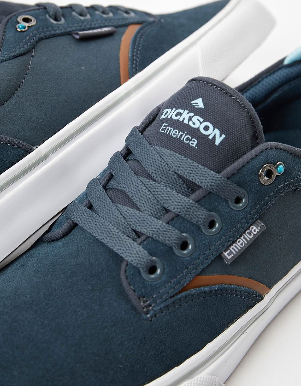 Emerica Dickson Skate Shoes - Dark Blue