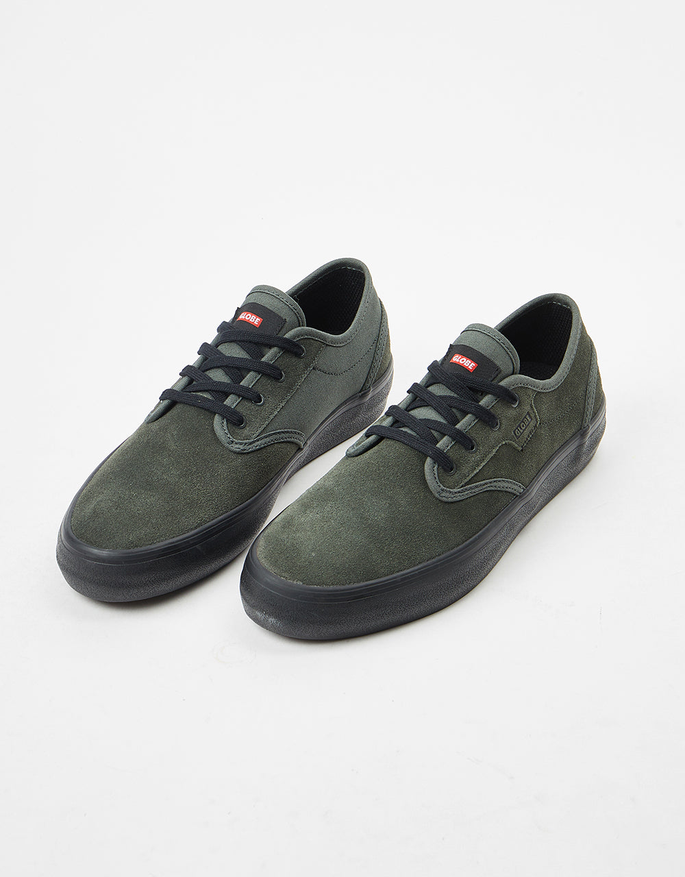 Globe Motley II Skate Shoes - Dark Olive/Black