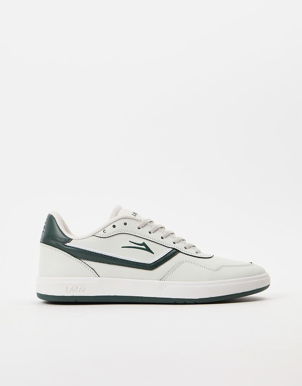 Lakai Terrace Skate Shoes Cream/Pine Leather – Route One