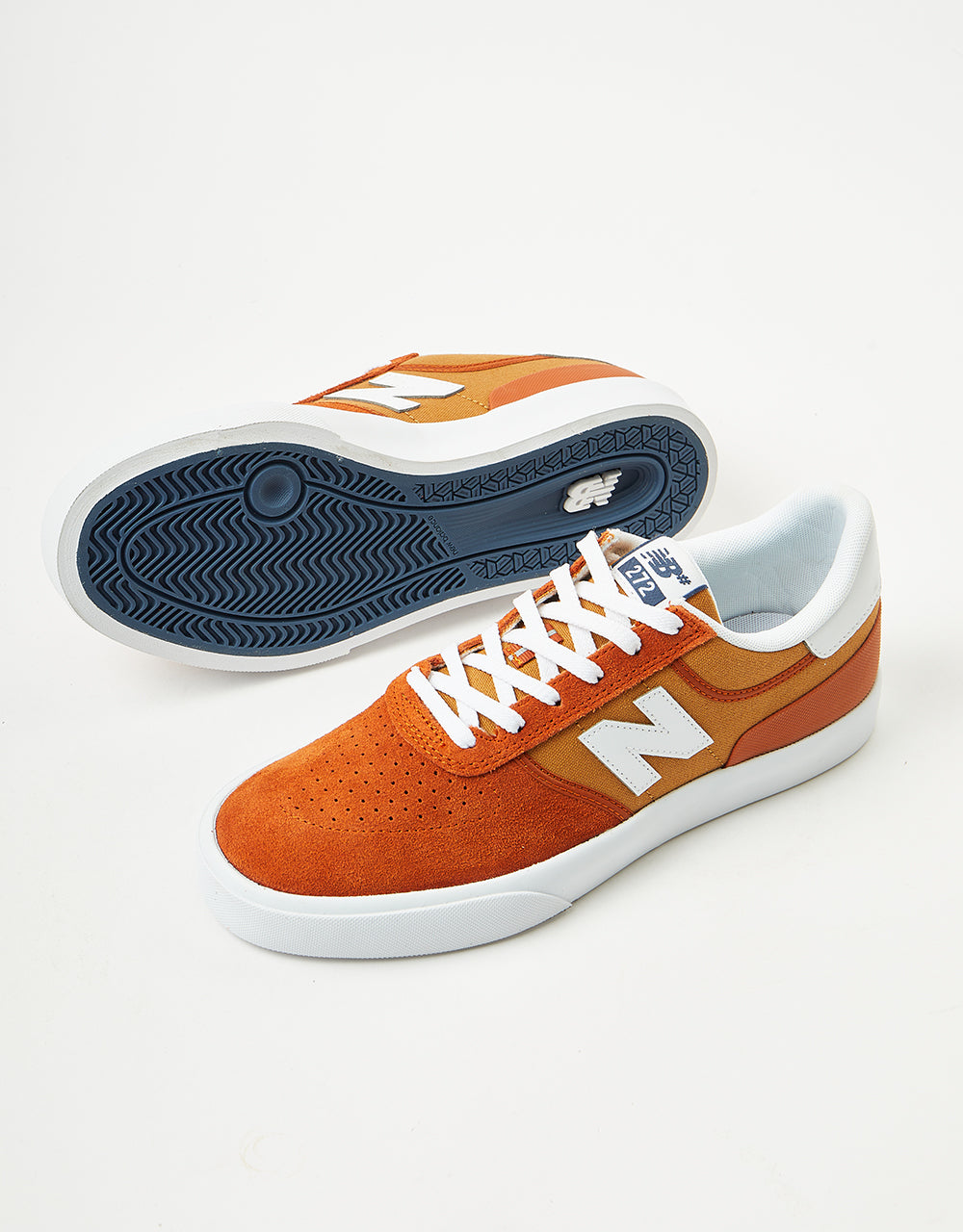 New Balance Numeric 272 Skate Shoes - Rust/White