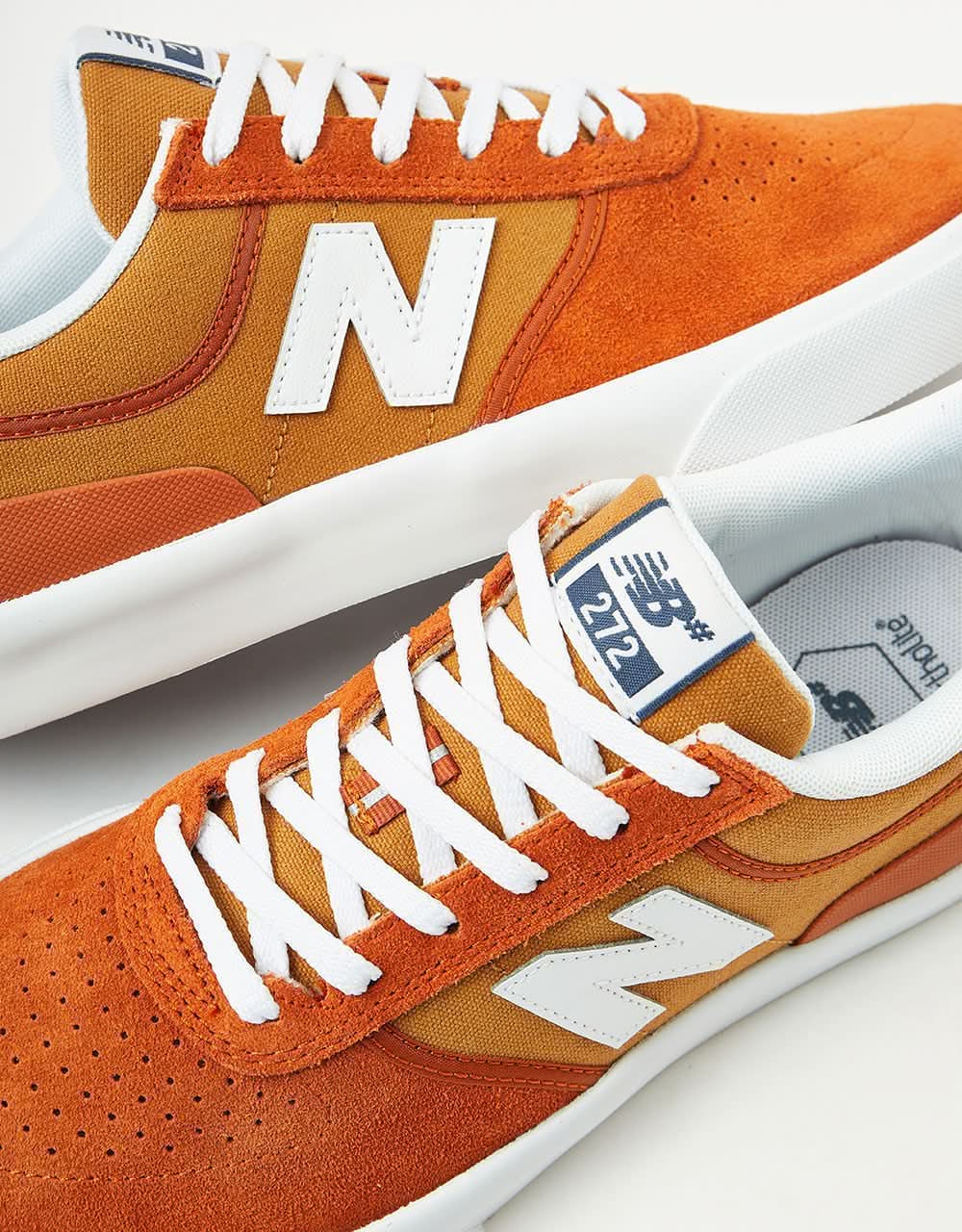 New Balance Numeric 272 Skate Shoes - Rust/White