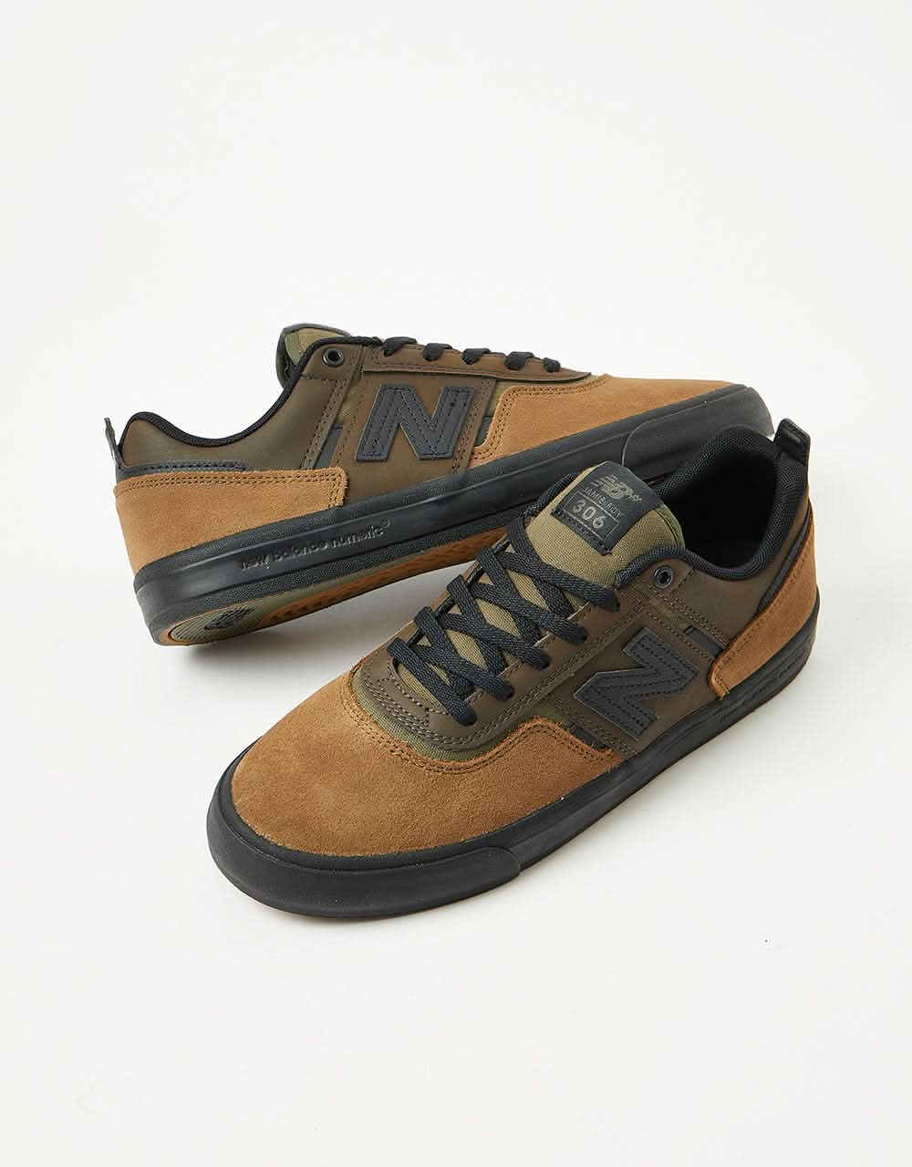 New Balance Numeric 306 Skate Shoes - Brown/Black